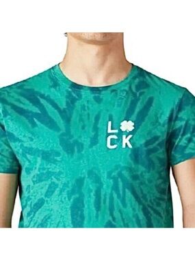 Lucky Brand Green Tie Dye Tee